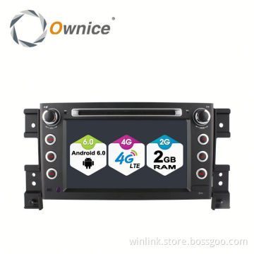 The newest OS android 6.0 quad core car gps navigation for Grand Vitara 2008 support DAB+ TPMS DVR